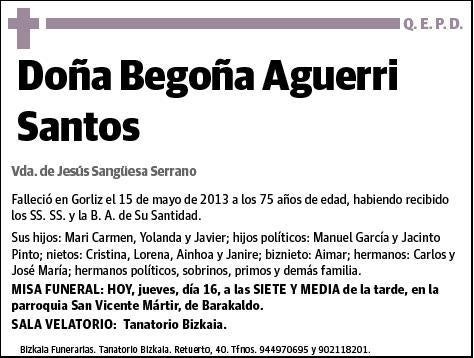 AGUERRI SANTOS,BEGOÑA