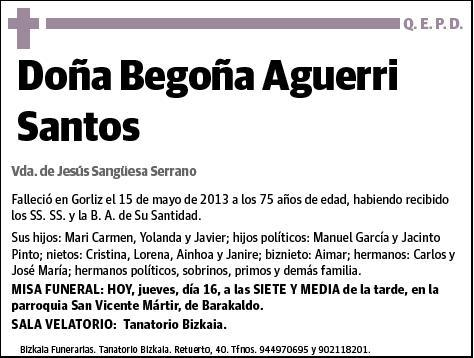 AGUERRI SANTOS,BEGOÑA