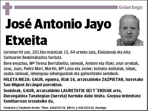 JAIO ETXEITA,JOSE ANTONIO