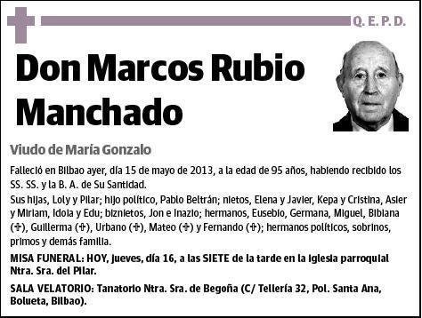 RUBIO MANCHADO,MARCOS