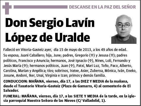 LAVIN LOPEZ DE URALDE,SERGIO