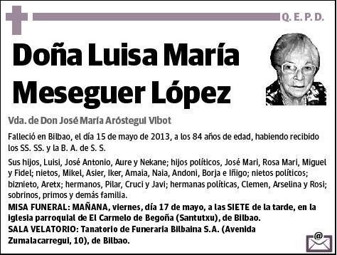 MESEGUER LOPEZ,LUISA MARIA