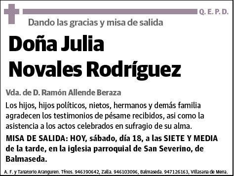 NOVALES RODRIGUEZ,JULIA