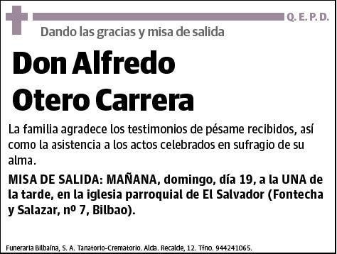 OTERO CARRERA,ALFREDO