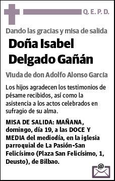 DELGADO GAÑAN,ISABEL