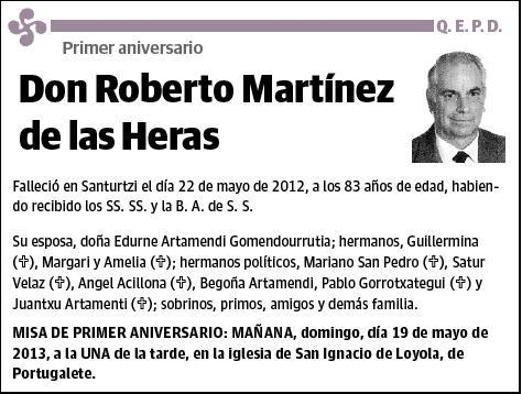 MARTINEZ DE LAS HERAS,ROBERTO