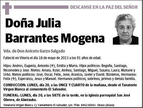 BARRANTES MOGENA,JULIA