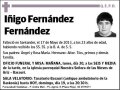 FERNANDEZ FERNANDEZ,IÑIGO
