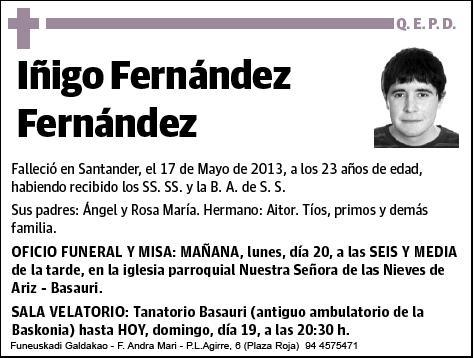 FERNANDEZ FERNANDEZ,IÑIGO