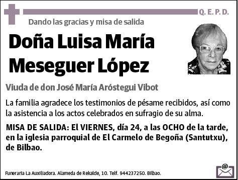 MESEGUER LOPEZ,LUISA MARIA