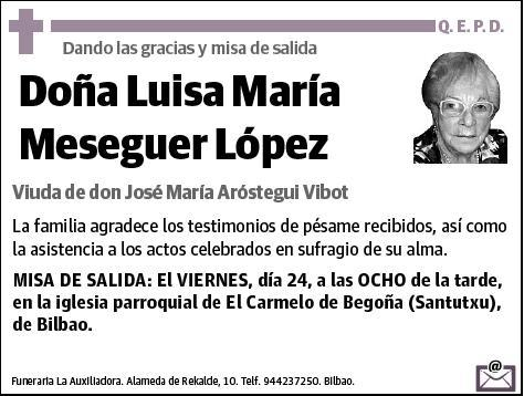 MESEGUER LOPEZ,LUISA MARIA