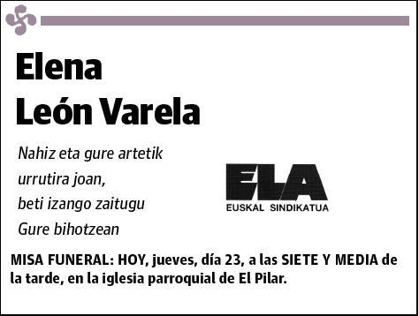 LEON VARELA,ELENA