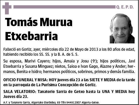 MURUA ETXEBARRIA,TOMAS