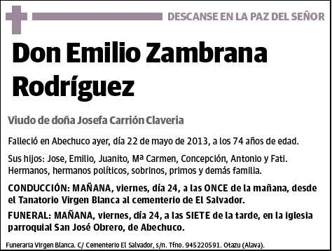 ZAMBRANA RODRIGUEZ,EMILIO