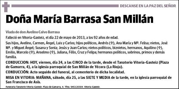 BARRASA SAN MILLAN,MARIA