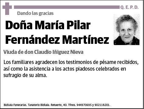 FERNANDEZ MARTINEZ,MARIA PILAR