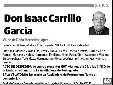 CARRILLO GARCIA,ISAAC