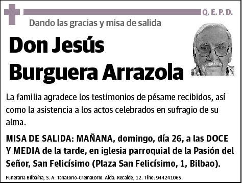 BURGUERA ARRAZOLA,JESUS