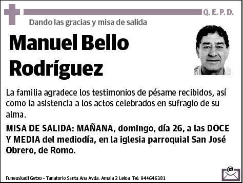 BELLO RODRIGUEZ,MANUEL