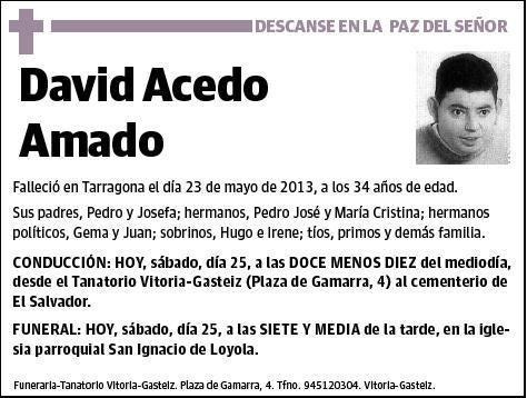 ACEDO AMADO,DAVID