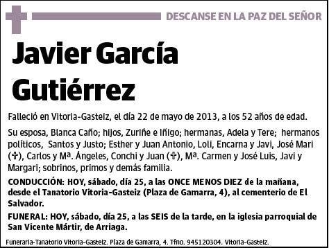 GARCIA GUTIERREZ,JAVIER