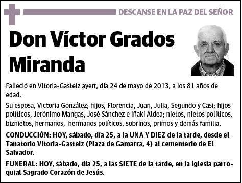 GRADOS MIRANDA,VICTOR