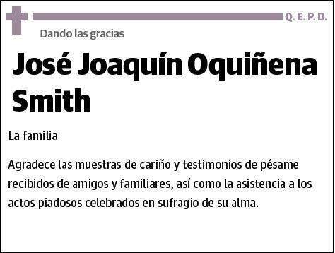 OQUIÑENA SMITH,JOSE JOAQUIN