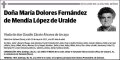 FERNANDEZ DE MENDIA LOPEZ DE URALDE,MARIA DOLORES