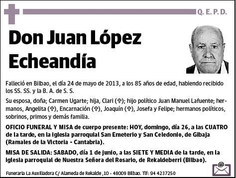 LOPEZ ECHEANDIA,JUAN