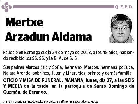 ARZADUN ALDAMA,MERTXE