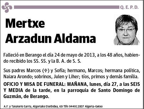 ARZADUN ALDAMA,MERTXE