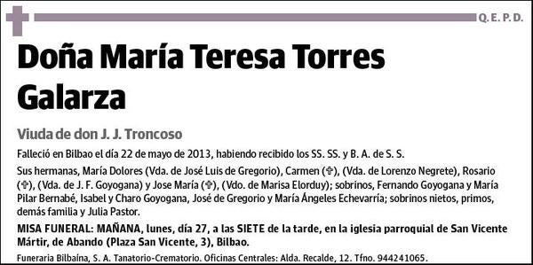 TORRES GALARZA,MARIA TERESA