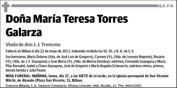 TORRES GALARZA,MARIA TERESA