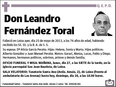 FERNANDEZ TORAL,LEANDRO