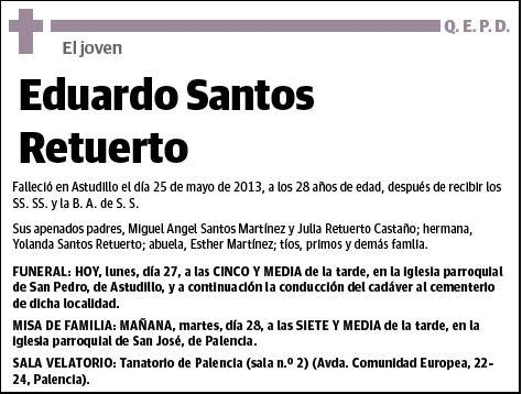 SANTOS RETUERTO,EDUARDO