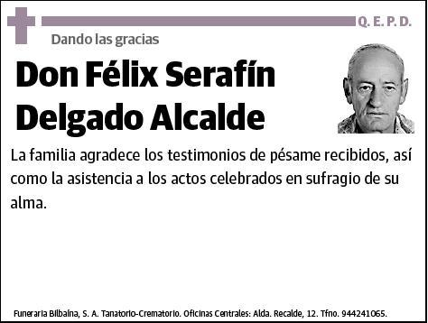 DELGADO ALCALDE,FELIX SERAFIN