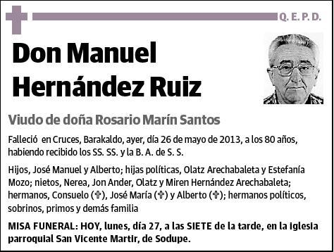 HERNANDEZ RUIZ,MANUEL