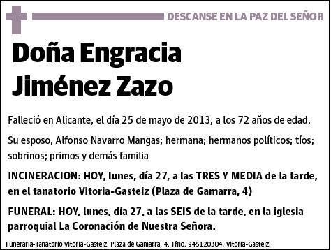 JIMENEZ ZAZO,ENGRACIA