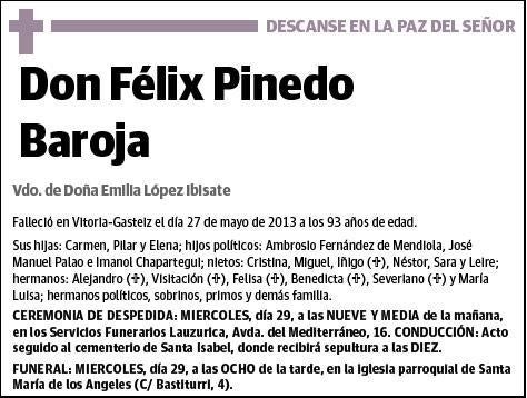 PINEDO BAROJA,FELIX