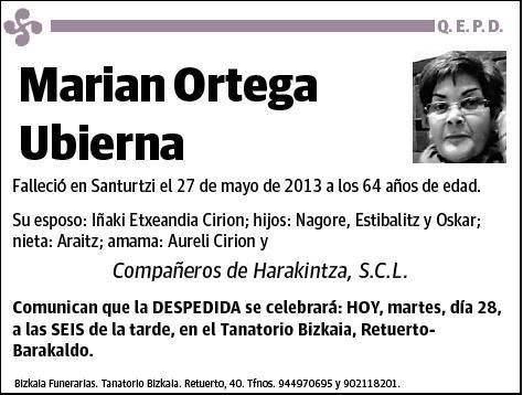 ORTEGA UBIERNA,MARIAN