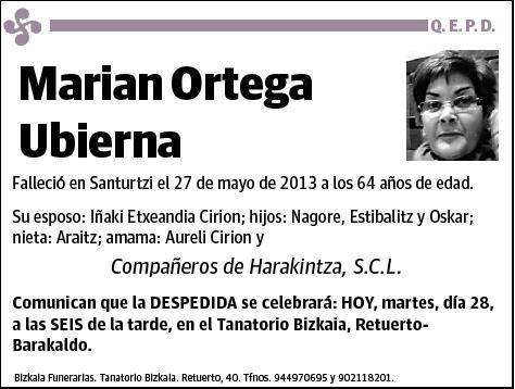 ORTEGA UBIERNA,MARIAN