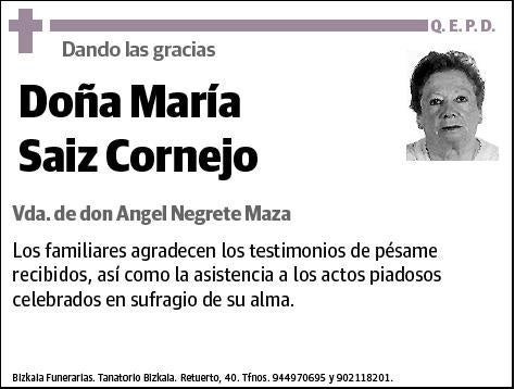 SAIZ CORNEJO,MARIA