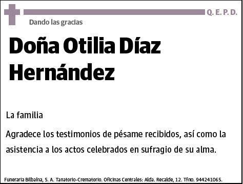 DIAZ HERNANDEZ,OTILIA