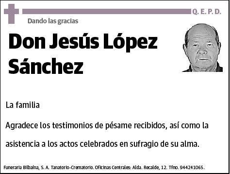 LOPEZ SANCHEZ,JESUS