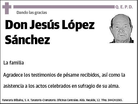 LOPEZ SANCHEZ,JESUS