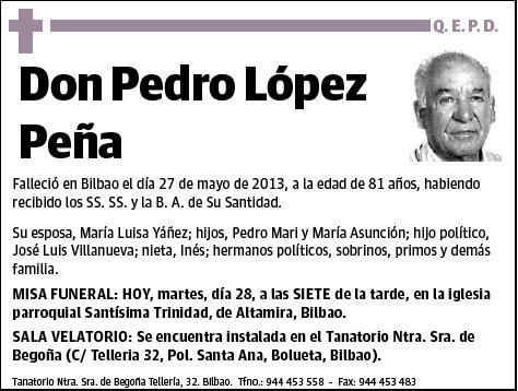 LOPEZ PEÑA,PEDRO