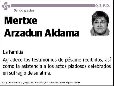 ARZADUN ALDAMA,MERTXE