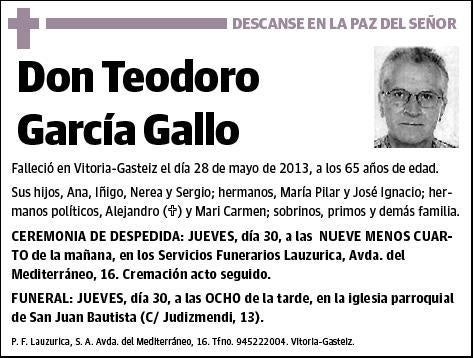 GARCIA GALLO,TEODORO