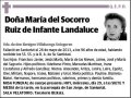 RUIZ DE INFANTE LANDALUCE,MARIA DEL SOCORRO