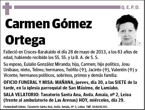 GOMEZ ORTEGA,CARMEN